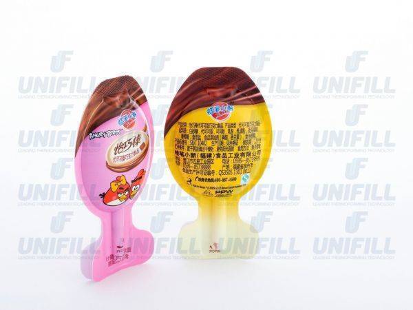 Hard chocolate with stick Hard chocolate with stick